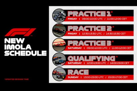 Attention : les horaires des qualifications à Imola ont ...